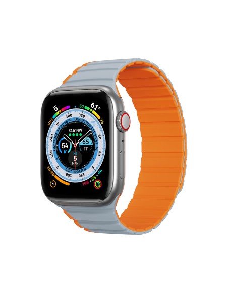 Magnetinis Apple Watch Ultra, SE, 9, 8, 7, 6, 5, 4, 3, 2, 1 (49, 45, 44, 42 mm) Dux Ducis dirželis (LD versija) – pilka ... Magnetinis Apple Watch Ultra, SE, 9, 8, 7, 6, 5, 4, 3, 2, 1 (49, 45, 44, 42 mm) Dux Ducis dirželis (LD versija) – pilka ...