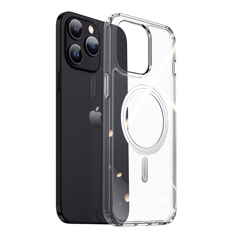 Dėklas skirtas iPhone 15 Pro su MagSafe Dux Ducis Clin - skaidrus