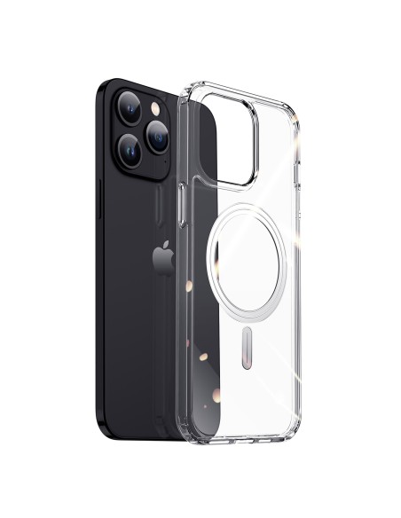 Dėklas skirtas iPhone 15 Pro su MagSafe Dux Ducis Clin - skaidrus