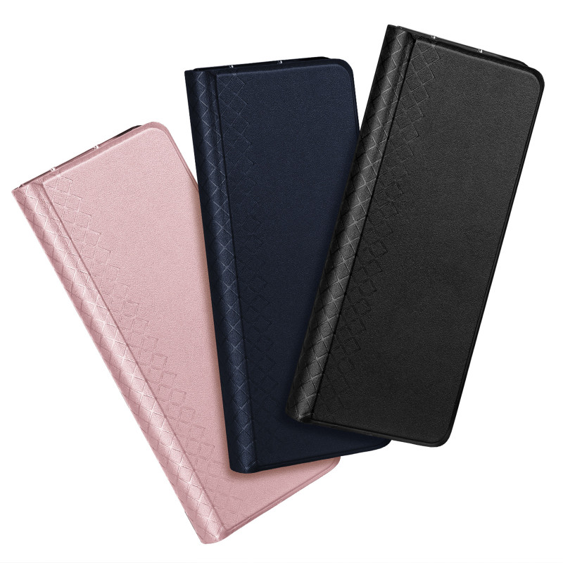 Odinis atverčiamas ir piniginės dėklas, skirtas Samsung Galaxy Z Fold5 5G Dux Ducis Bril – juodas