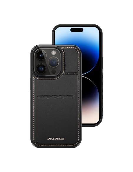 Dux Ducis Rafi Mag piniginės dėklas su 3 viename stovu iPhone 14 Pro su MagSafe ir RFID blokavimu – juodas Dux Ducis Rafi Mag piniginės dėklas su 3 viename stovu iPhone 14 Pro su MagSafe ir RFID blokavimu – juodas