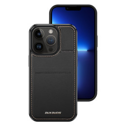 Dux Ducis Rafi Mag piniginės dėklas su 3 viename stovu iPhone 13 Pro su MagSafe ir RFID blokavimu – juodas