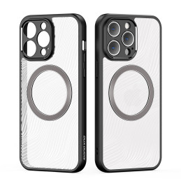 Šarvuotas iPhone 14 Pro dėklas, suderinamas su MagSafe Dux Ducis Aimo Mag - juodas