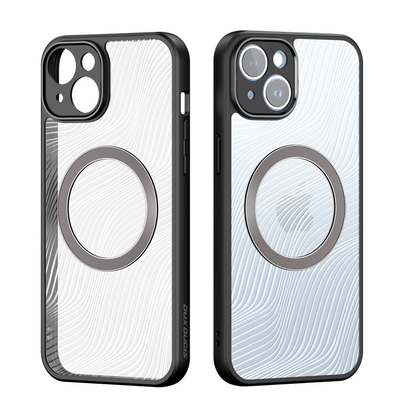 Šarvuotas iPhone 14 dėklas, suderinamas su MagSafe Dux Ducis Aimo Mag - juodas