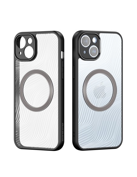 Šarvuotas iPhone 14 dėklas, suderinamas su MagSafe Dux Ducis Aimo Mag - juodas Šarvuotas iPhone 14 dėklas, suderinamas su MagSafe Dux Ducis Aimo Mag - juodas