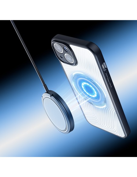 Šarvuotas iPhone 14 dėklas, suderinamas su MagSafe Dux Ducis Aimo Mag - juodas Šarvuotas iPhone 14 dėklas, suderinamas su MagSafe Dux Ducis Aimo Mag - juodas