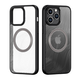 Šarvuotas dėklas iPhone 15 Pro Max su MagSafe Dux Ducis Aimo Mag - juodas