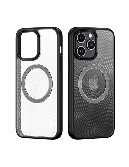 Šarvuotas dėklas iPhone 15 Pro Max su MagSafe Dux Ducis Aimo Mag - juodas