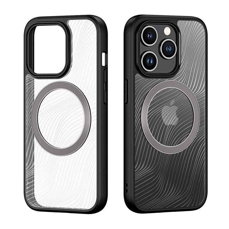 Šarvuotas dėklas iPhone 15 Pro su MagSafe Dux Ducis Aimo Mag - juodas