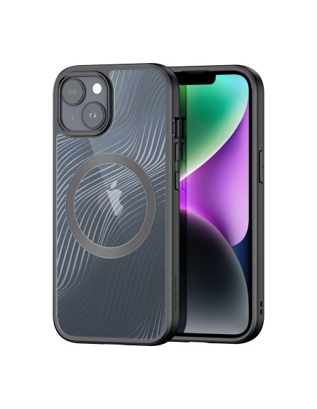 Šarvuotas dėklas iPhone 15 Plus su MagSafe Dux Ducis Aimo Mag - juodas Šarvuotas dėklas iPhone 15 Plus su MagSafe Dux Ducis Aimo Mag - juodas
