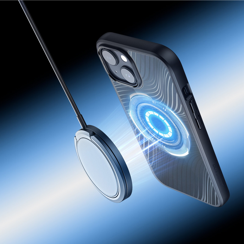 Dux Ducis Aimo Mag šarvuotas dėklas su MagSafe iPhone 15 - juodas