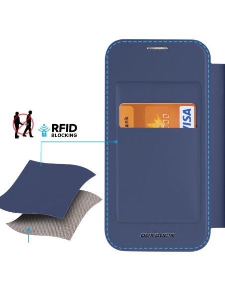 Dux Ducis Skin X Pro iPhone 15 Pro dėklas Magnetinis MagSafe dangtelis su atverčiamu – mėlynas Dux Ducis Skin X Pro iPhone 15 Pro dėklas Magnetinis MagSafe dangtelis su atverčiamu – mėlynas