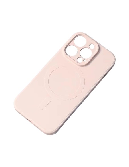 Magnetinis iPhone 14 Pro Max silikoninis dėklas Magsafe – rožinis Magnetinis iPhone 14 Pro Max silikoninis dėklas Magsafe – rožinis