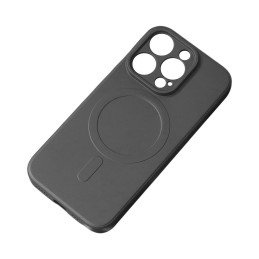 iPhone 14 Pro Max silikoninis dėklas Magsafe magnetinis silikoninis dėklas – juodas