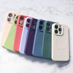 iPhone 14 Pro silikoninis dėklas Magsafe magnetinis silikoninis dėklas – juodas