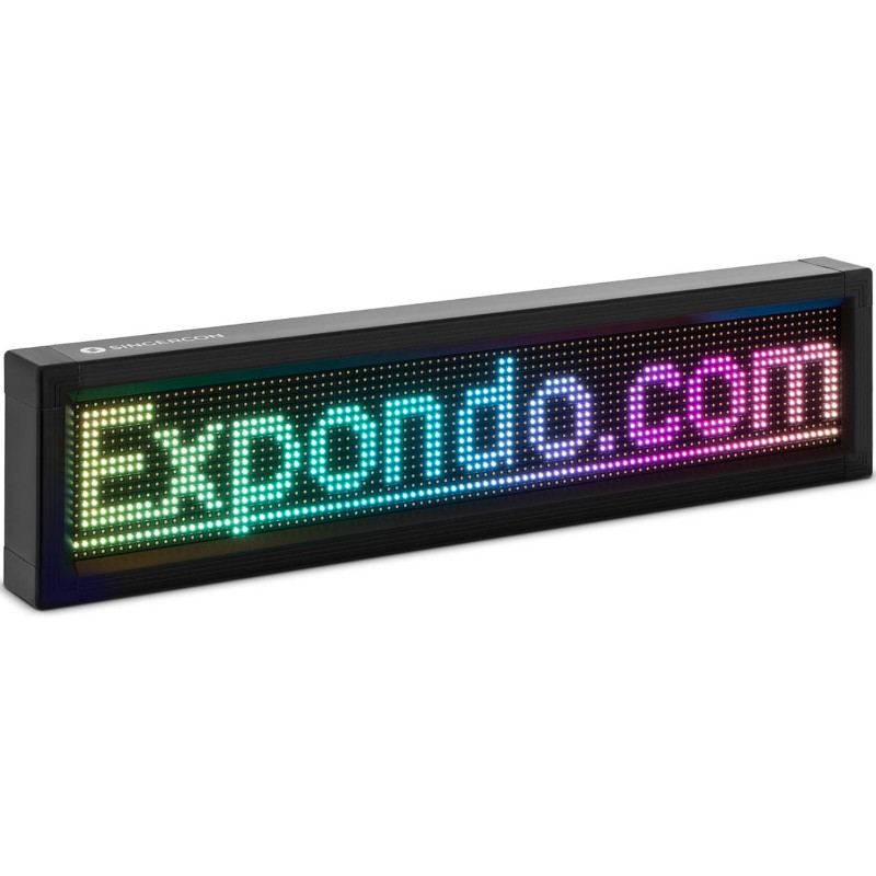Reklaminė švieslentė 96 x 16 spalvoti LED 67 x 19 cm