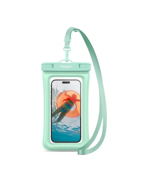 Spigen Aqua Shield A610 vandeniui atsparus dėklas, plūduriuojantis ant vandens - mėtų Spigen Aqua Shield A610 vandeniui atsparus dėklas, plūduriuojantis ant vandens - mėtų