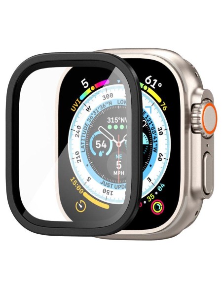 Spigen Glas.tR Slim Pro grūdintas stiklas, skirtas Apple Watch Ultra (49 mm) – juodas Spigen Glas.tR Slim Pro grūdintas stiklas, skirtas Apple Watch Ultra (49 mm) – juodas