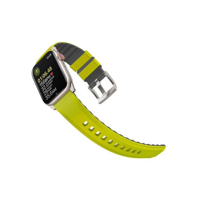 UNIQ Linus Airosoft silikoninis dirželis, skirtas Apple Watch 1/ 2/ 3/ 4/ 5/ 6/ 7/ 8/ SE/ SE2/ Ultra 42/ 44/ 45/ 49mm – ...
