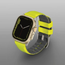 UNIQ Linus Airosoft silikoninis dirželis, skirtas Apple Watch 1/ 2/ 3/ 4/ 5/ 6/ 7/ 8/ SE/ SE2/ Ultra 42/ 44/ 45/ 49mm – ...