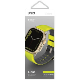 UNIQ Linus Airosoft silikoninis dirželis, skirtas Apple Watch 1/ 2/ 3/ 4/ 5/ 6/ 7/ 8/ SE/ SE2/ Ultra 42/ 44/ 45/ 49mm – ...