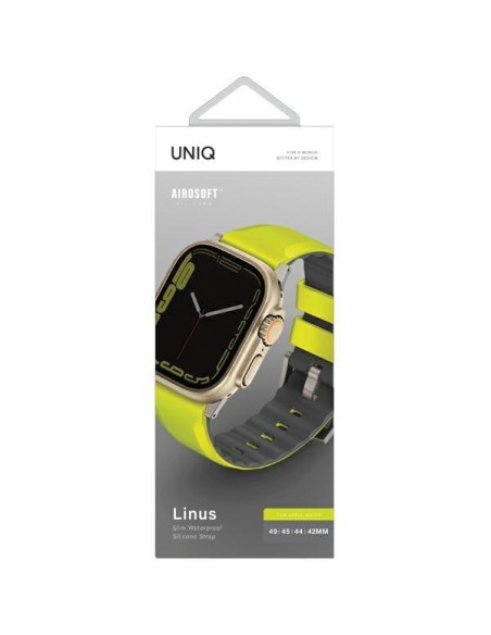 UNIQ Linus Airosoft silikoninis dirželis, skirtas Apple Watch 1/ 2/ 3/ 4/ 5/ 6/ 7/ 8/ SE/ SE2/ Ultra 42/ 44/ 45/ 49mm – ... UNIQ Linus Airosoft silikoninis dirželis, skirtas Apple Watch 1/ 2/ 3/ 4/ 5/ 6/ 7/ 8/ SE/ SE2/ Ultra 42/ 44/ 45/ 49mm – ...