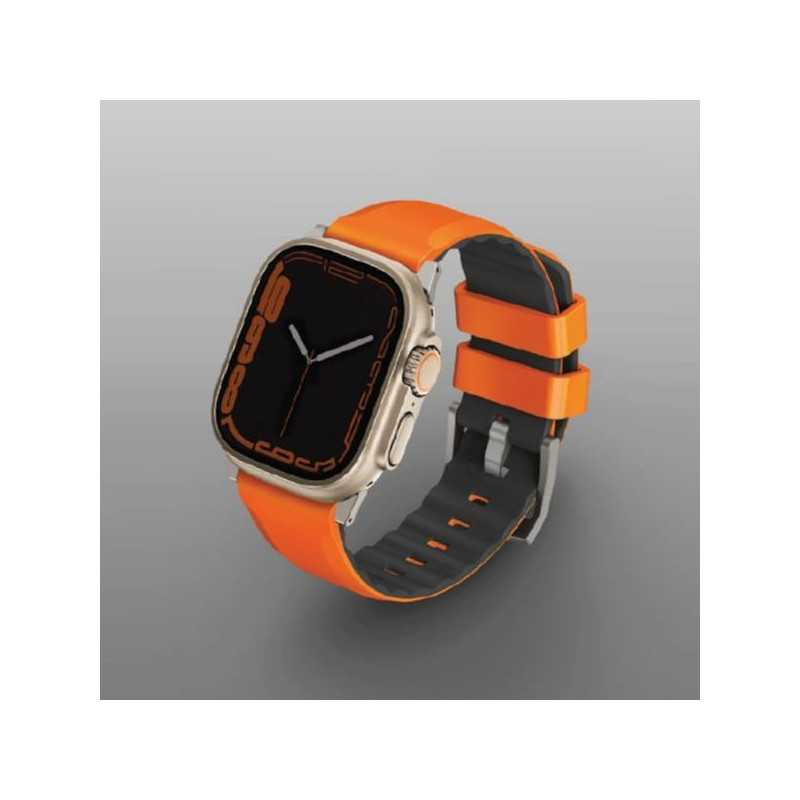 UNIQ Linus Airosoft silikoninis dirželis, skirtas Apple Watch 1/ 2/ 3/ 4/ 5/ 6/ 7/ 8/ SE/ SE2/ Ultra 42/ 44/ 45/ 49mm – ...