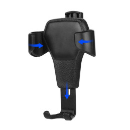 Gravitacinis automobilinio telefono laikiklis oro angai Car Holder H01 juodas