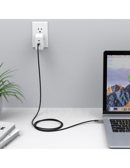 C tipo USB kabelis – C tipo USB maitinimo šaltinis 100W 5A 1,8m SET 2x juodas C tipo USB kabelis – C tipo USB maitinimo šaltinis 100W 5A 1,8m SET 2x juodas