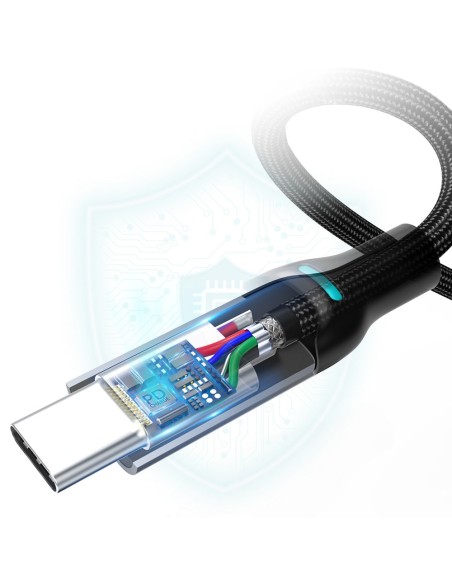 C tipo USB kabelis – C tipo USB maitinimo šaltinis 100W 5A 1,8m SET 2x juodas C tipo USB kabelis – C tipo USB maitinimo šaltinis 100W 5A 1,8m SET 2x juodas