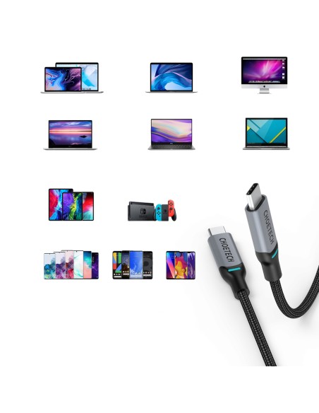 C tipo USB kabelis – C tipo USB maitinimo šaltinis 100W 5A 1,8m SET 2x juodas C tipo USB kabelis – C tipo USB maitinimo šaltinis 100W 5A 1,8m SET 2x juodas