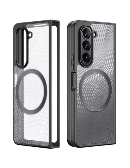„Samsung Galaxy Z Fold5 5G Armored Case“, suderinamas su „MagSafe Dux Ducis Aimo Mag“ - juodas „Samsung Galaxy Z Fold5 5G Armored Case“, suderinamas su „MagSafe Dux Ducis Aimo Mag“ - juodas