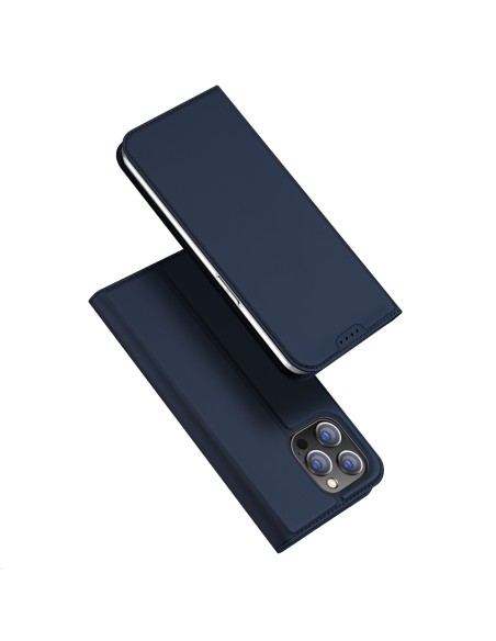 Dėklas skirtas iPhone 15 Pro Max, dangtelis su atvartu ir piniginė Dux Ducis Skin Pro - mėlyna Dėklas skirtas iPhone 15 Pro Max, dangtelis su atvartu ir piniginė Dux Ducis Skin Pro - mėlyna