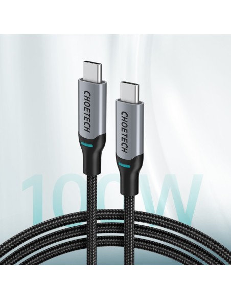 C tipo USB kabelis – C tipo USB maitinimo šaltinis 100W 5A 1,8m SET 2x juodas C tipo USB kabelis – C tipo USB maitinimo šaltinis 100W 5A 1,8m SET 2x juodas