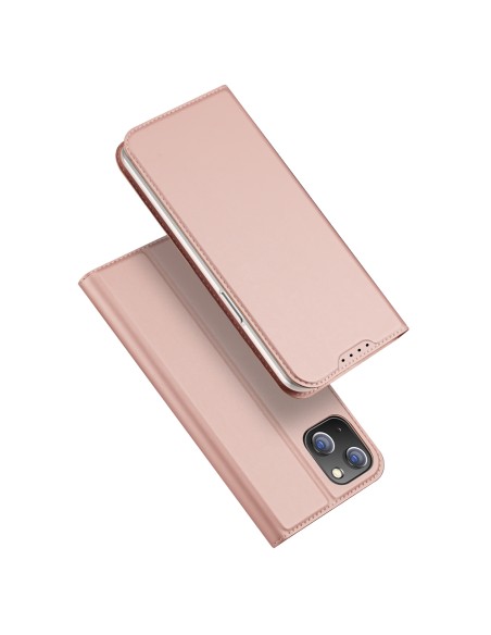 Dux Ducis Skin Pro iPhone 15 Plus dėklas su atvartu ir pinigine - rožinė Dux Ducis Skin Pro iPhone 15 Plus dėklas su atvartu ir pinigine - rožinė