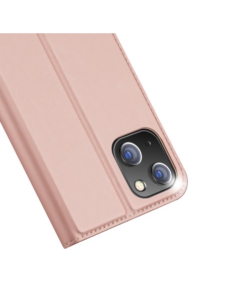 Dux Ducis Skin Pro iPhone 15 Plus dėklas su atvartu ir pinigine - rožinė Dux Ducis Skin Pro iPhone 15 Plus dėklas su atvartu ir pinigine - rožinė