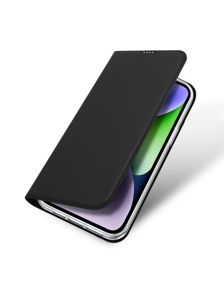 Dux Ducis Skin Pro dėklas iPhone 15 Plus su atvartu ir pinigine - juodas Dux Ducis Skin Pro dėklas iPhone 15 Plus su atvartu ir pinigine - juodas