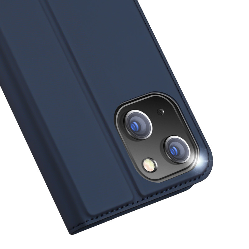 Dux Ducis Skin Pro atverčiamas dėklas ir piniginė iPhone 15 - mėlyna