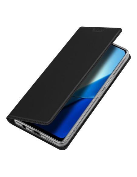 Dux Ducis Skin Pro dėklas, skirtas Realme 11 dangteliu su atvartu kortelių piniginės stovu juodas Dux Ducis Skin Pro dėklas, skirtas Realme 11 dangteliu su atvartu kortelių piniginės stovu juodas