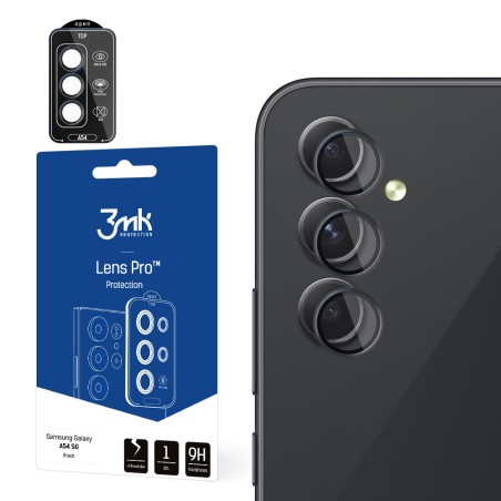3mk Lens Protection Pro fotoaparato dangtelis, skirtas Samsung Galaxy A54 5G – juodas 3mk Lens Protection Pro fotoaparato dangtelis, skirtas Samsung Galaxy A54 5G – juodas
