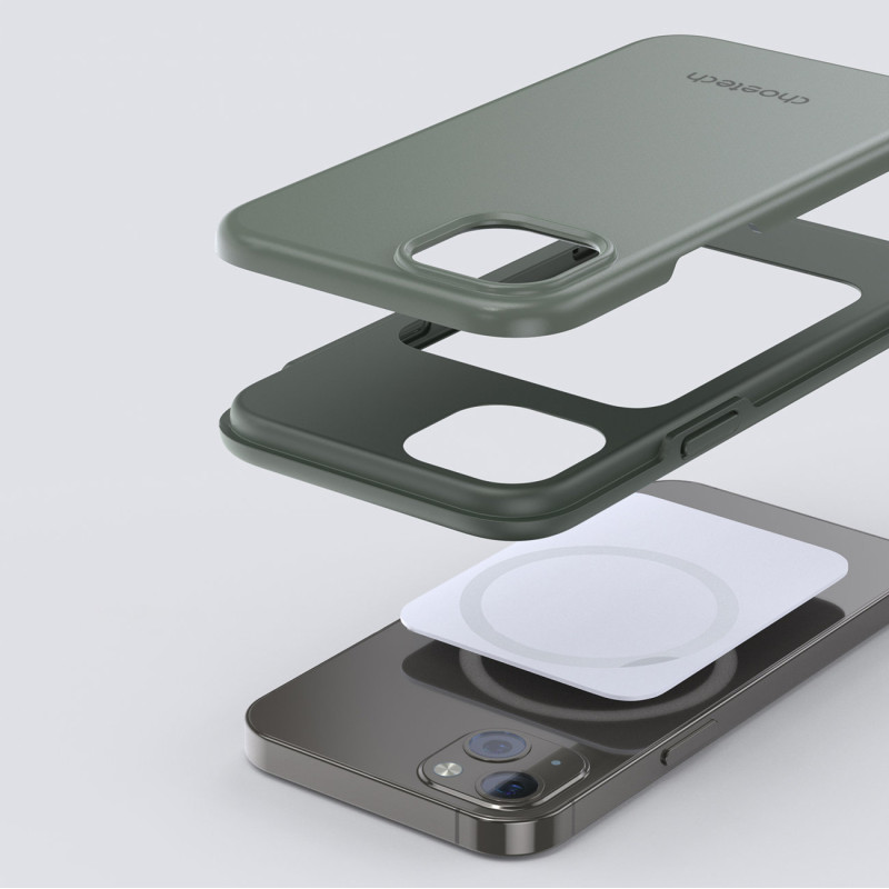 Dėklas iPhone 13 mini MFM Apsaugos nuo kritimo dėklas žalias
