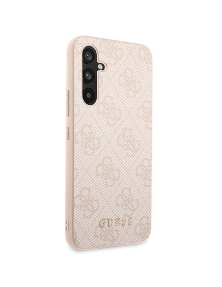 Guess 4G Metal Gold Logo dėklas, skirtas Samsung Galaxy A54 - rožinis Guess 4G Metal Gold Logo dėklas, skirtas Samsung Galaxy A54 - rožinis