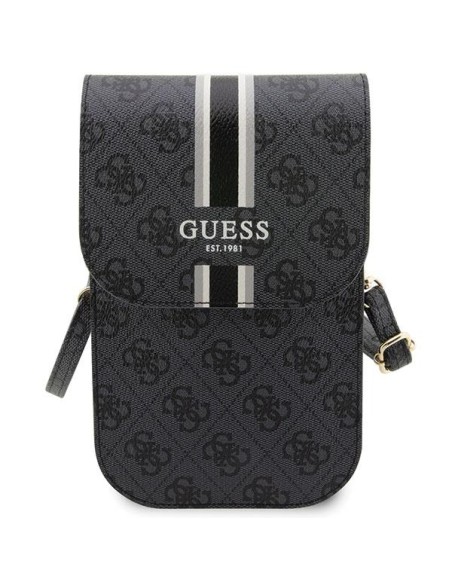 Guess 4G Stripes krepšys - juodas Guess 4G Stripes krepšys - juodas