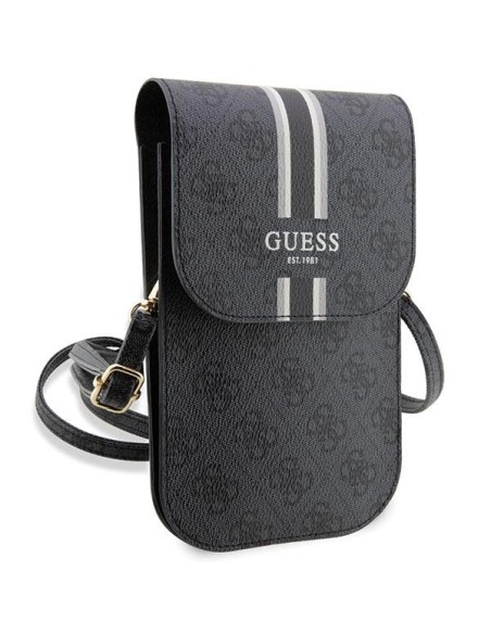 Guess 4G Stripes krepšys - juodas Guess 4G Stripes krepšys - juodas