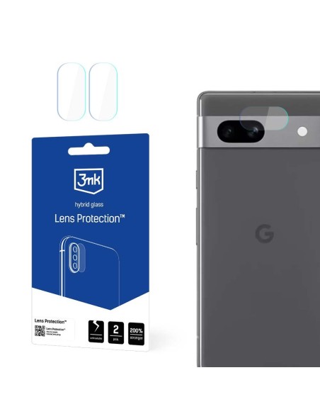 3mk Lens Protection™ hibridinis fotoaparato stiklas, skirtas Google Pixel 7A 5G