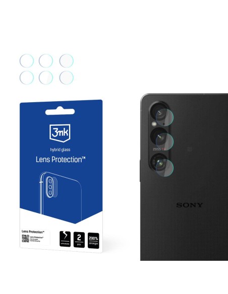 3mk Lens Protection™ hibridinis fotoaparato stiklas, skirtas Sony Xperia 1 V 3mk Lens Protection™ hibridinis fotoaparato stiklas, skirtas Sony Xperia 1 V