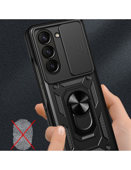 Hybrid Armor Camshield Dėklas, skirtas Z Fold 5 5G su fotoaparato apsauga – juodas Hybrid Armor Camshield Dėklas, skirtas Z Fold 5 5G su fotoaparato apsauga – juodas