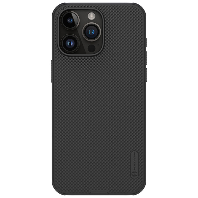 Nillkin Super Frosted Shield Pro sustiprintas dėklas iPhone 15 Pro Max - juodas Nillkin Super Frosted Shield Pro sustiprintas dėklas iPhone 15 Pro Max - juodas