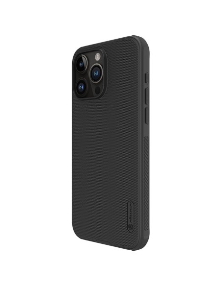 Nillkin Super Frosted Shield Pro sustiprintas dėklas iPhone 15 Pro Max - juodas Nillkin Super Frosted Shield Pro sustiprintas dėklas iPhone 15 Pro Max - juodas
