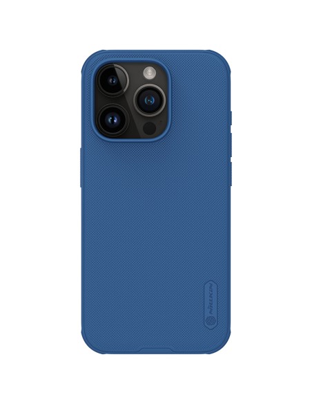 Nillkin Super Frosted Shield Pro sustiprintas dėklas iPhone 15 Pro - mėlynas Nillkin Super Frosted Shield Pro sustiprintas dėklas iPhone 15 Pro - mėlynas
